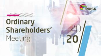 PRISA to hold its Ordinary Shareholders' Meeting on June 29