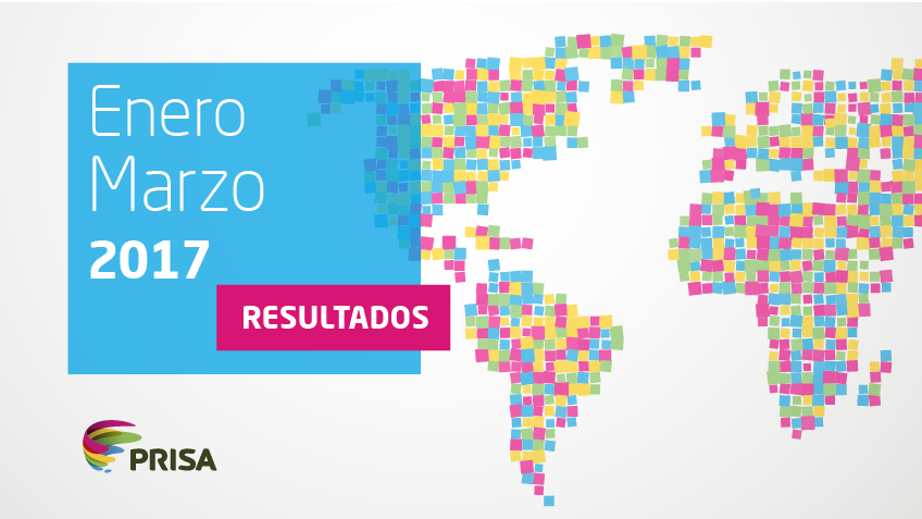 PRISA gana 22 millones de euros en el primer trimestre de 2017