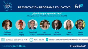 Fundación Santillana presenta el programa educativo ED21