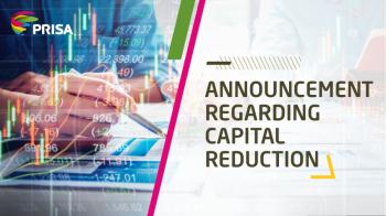 Anuncio de reducción de capital