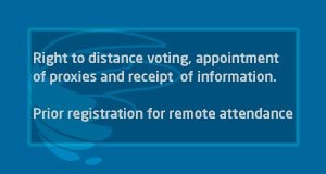 Remote attendance to the Ordinary Shareholders' Meeting