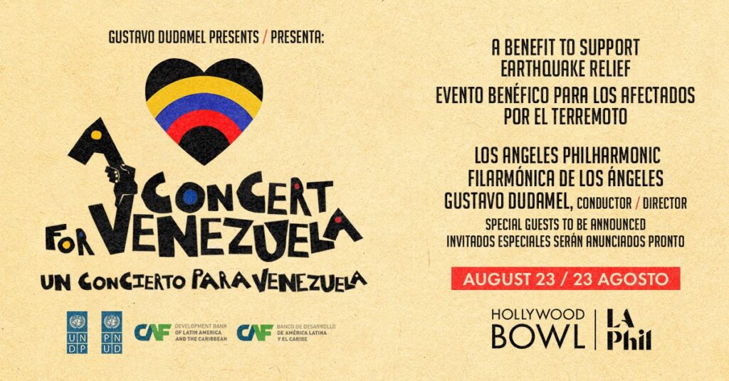 EL PAÍS retransmite en su web y en su canal de YouTube elconcierto benéfico por Venzuela de Gustavo Dudamel